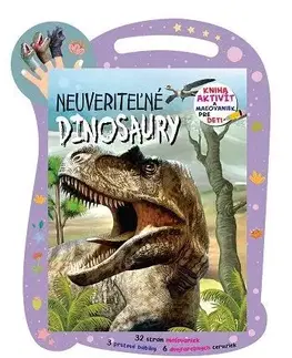 Nalepovačky, vystrihovačky, skladačky Neuveriteľné dinosaury