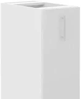 Kuchynské skrinky stojace Kuchynská skrinka Lara 30D cargo bb MDF biely lesk