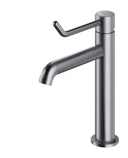 Kúpeľňové batérie OMNIRES - Y [Inclusive Design] umývadlová batéria, 23 cm (hlava 25 mm), brúsený nikel Y1212CID-NI