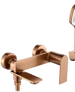 Kúpeľňové batérie REA - Vaňová nástenná batéria STORM - Brush Copper REA-B3003