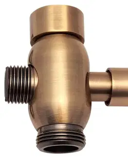 Doplnky do kúpeľne SAPHO - Prepínač sprchového stĺpu F3/4"-M1/2 ‚xM3/4‘, bronz (ANTEA, VANITY) CRO36