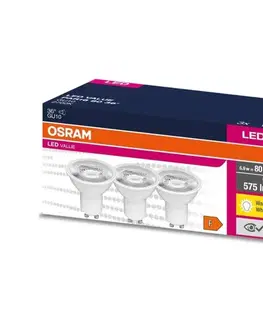 Žiarovky SADA 3x LED Žiarovka PAR16 GU10/6,9W/230V 2700K 36° - Osram 4058075497627