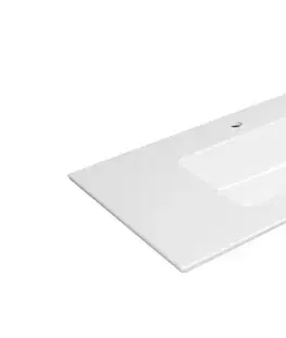 Umývadlá GSI - PURA keramické dvojumývadlo Slim 122x46cm, biela ExtraGlaze 8887211