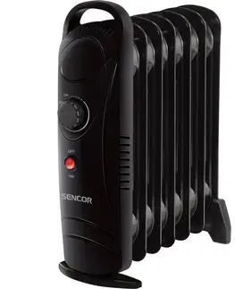 Teplovzdušné ventilátory Sencor SOH 2107BK olejový radiátor