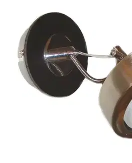Nástenné svetlá Nástenná lampa Earth GX53 Energo saténová/wenge