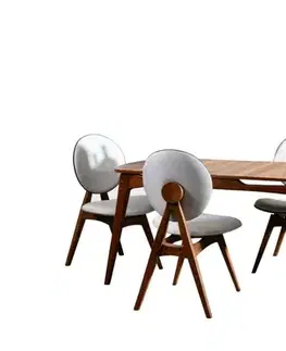 Jedálenské sety Set stola a stoličiek (5 kusov) Touch Wooden - Cream