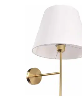 Svietidlá  Nástenná lampa ELENA 1xE27/20W/230V biela 325495