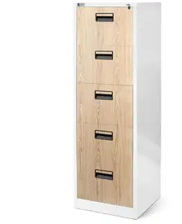 Šatníkové skrine so závesnými dverami Skriňa Sara V005 kovová biela/sonoma