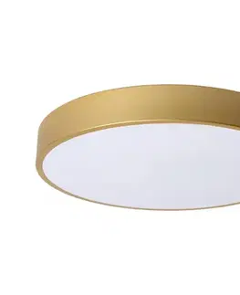 Svietidlá Lucide 79185/40/02 - LED Stm. stropné svietidlo UNAR LED/24W/230V pr. 39,5 zlatá 79185/40/02