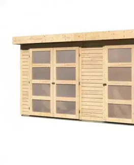 Zahradné domčeky Drevený záhradný domček 404x332 cm Lanitplast