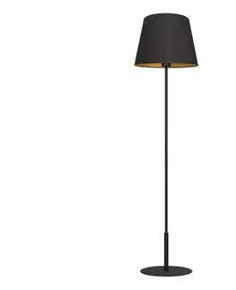 Lampy  Stojacia lampa ARDEN 1xE27/60W/230V čierna/zlatá 3504