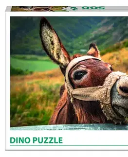 500 dielikov Dino Toys Puzzle Oslík 500 Dino