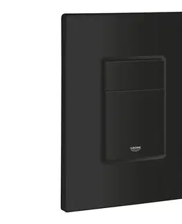 Svietidlá GROHE 389662430 - splachovacie tlačidlo EVEN 156 × 197 mm čierne 389662430