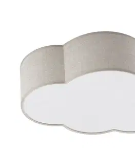 Svietidlá BRILAGI - Detské stropné svietidlo NIMBUS MINI 2xE27/15W/230V 31x43 béžové 11231