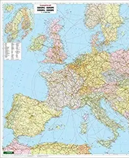 Európa Európa politická 1:3,5 mil. nástenná, lamino+lišta