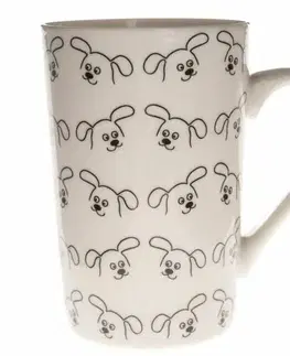 Hrnčeky a šálky Porcelánový hrnček Crazy dog, 370 ml
