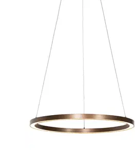Závesné svietidlá Závesné svietidlo bronzové 60 cm vrátane LED 3-stupňovo stmievateľné - Girello