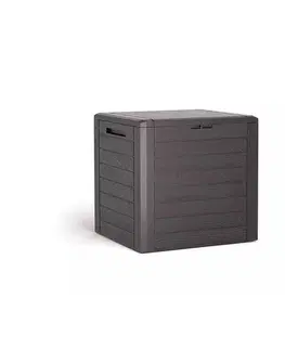 Záhradné úložné boxy NABBI MBWL140 záhradná truhlica 140 l hnedá