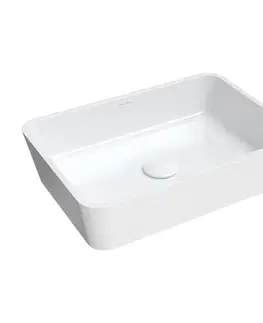 Umývadlá OMNIRES - PARMA M+ umývadlo na dosku, 50 x 35 cm biela lesk /BP/ PARMAUNBP