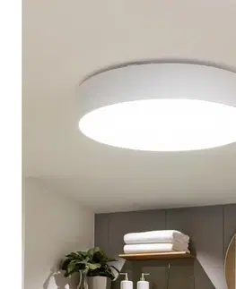 Svietidlá BRILAGI - Kúpeľňové stropné svietidlo POOL 5xE27/15W/230V pr. 60 cm IP54 biela FG-R600-E27-WHT