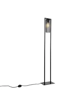 Stojace lampy Inteligentná moderná stojaca lampa čierna vrátane WiFi ST64 - Balenco Wazo