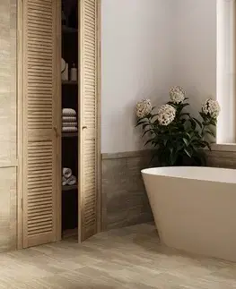 Kúpeľňové batérie INVENA - Voľne stojaca vaňová batéria GLAMOUR Zlatá BW-02-W09-V