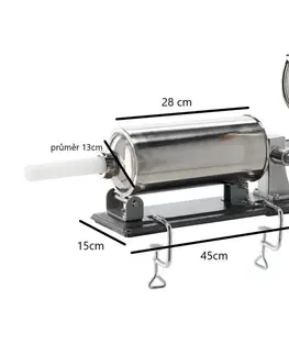 Príprava domácich potravín Ručná plnička klobás 4 kg