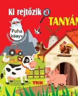 Leporelá, krabičky, puzzle knihy Ki rejtőzik a tanyán? - Szövetkönyv