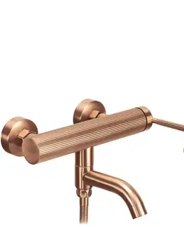 Kúpeľňové batérie REA - Vaňová nástenná batéria Argon Brush Copper REA-B2091
