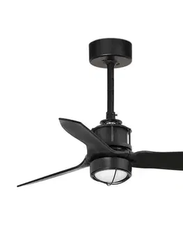 LED osvetlenie FARO Barcelona FARO 33424WT1N - LED stmievateľný látor JUST FAN S 16W/230V pr. 81 cm čierny WT + DO 33424WT1N