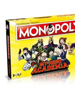 Hry v angličtine Winning Moves Hra Monopoly My Hero Academia (hra v angličtine)