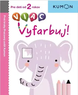 Nalepovačky, vystrihovačky, skladačky VIAC - Vyfarbuj!