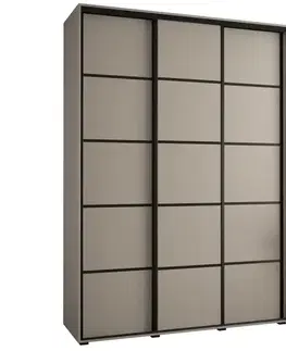 Šatníkové skrine Skriňa Dakota 4-200 (45) kašmír