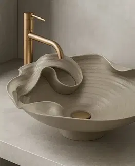 Umývadlá REA - Keramické umývadlo na dosku HM-12 Handmade ART REA-U6328