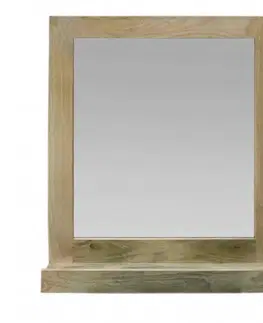 Zrkadlá Zrkadlo Hina 70x80 indický masív mango