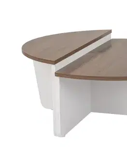 Konferenčné stolíky Konferenčný stolík Orion - Walnut, White