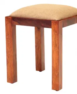 Obývačka Taburet Rami s poťahom 40x45x40 indický masív palisander