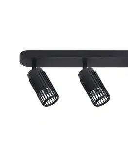 Svietidlá  Bodové svietidlo VERTICAL 3xGU10/8W/230V čierna ML0296