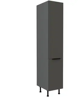 Kuchynské skrinky stojace Kuchynská skrinka Aria-Gr/Ant Anti Fingerprint 40dk-215 2f