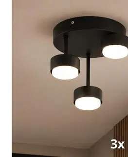 Svietidlá BRILAGI - LED RGB stmievateľný prisadený luster MONO 3xGX53/14W/230V Wi-Fi Tuya čierny BG5736+3xIM1490