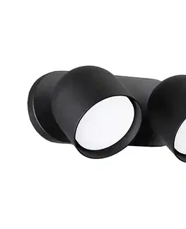 Svietidlá Ideal Lux - LED Nástenné bodové svietidlo DODO 2xGX53/9W/230V čierna 327938