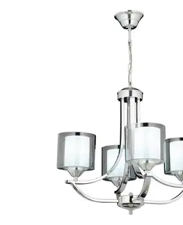 Svietidlá  Luster na reťazi NOVARA 4xE27/40W/230V lesklý chróm 683AVN1432