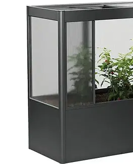 Truhlíky Biohort Skleník BIOHORT Florentina 201,6 x 103 x 213,4 cm (tmavo šedá metalíza)