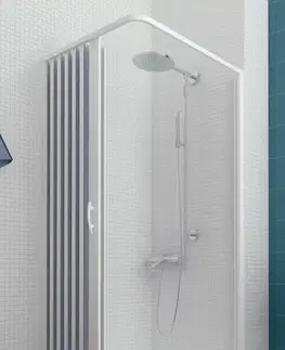 Sprchové dvere FORTE - Sprchová zástena FLEX - VENERE NEW - Rozmer A - 90, Rozmer B - 90, Rozmer C - 185, Typ otvárania - Zatváranie na stranu OLBBXF113001
