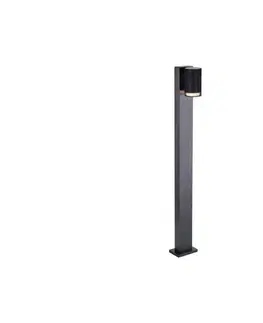 Záhradné lampy  Vonkajšia lampa 1xGU10/10W/230V IP44 80 cm čierna 24309