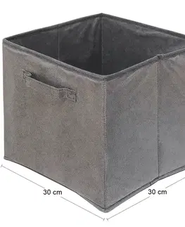 Úložné boxy NABBI Catamo skladací úložný box sivá