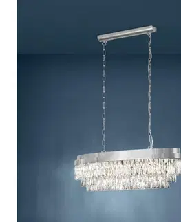 Svietidlá Eglo 39494 - Luster na reťazi VALPARAISO 10xE14/40W/230V lesklý chróm 39494