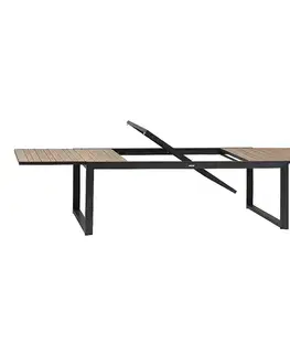 Stolčeky Hliníkový jedálenský stôl EMPERIA 220/340x110 cm