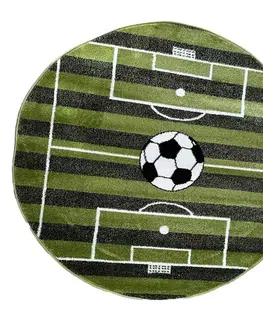 Koberce pre deti Koberec Frisee Soft Kids 1,2/1,2 FR4 1003A zelená