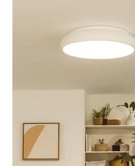 Svietidlá Eglo 33764 - LED RGBW stmievateľné stropné svietidlo RIODEVA-C 1xLED/27W/230V pr.44,5cm biele 33764